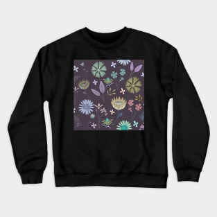 Wild flowers print Crewneck Sweatshirt